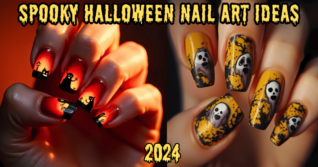 Halloween nail Art Design