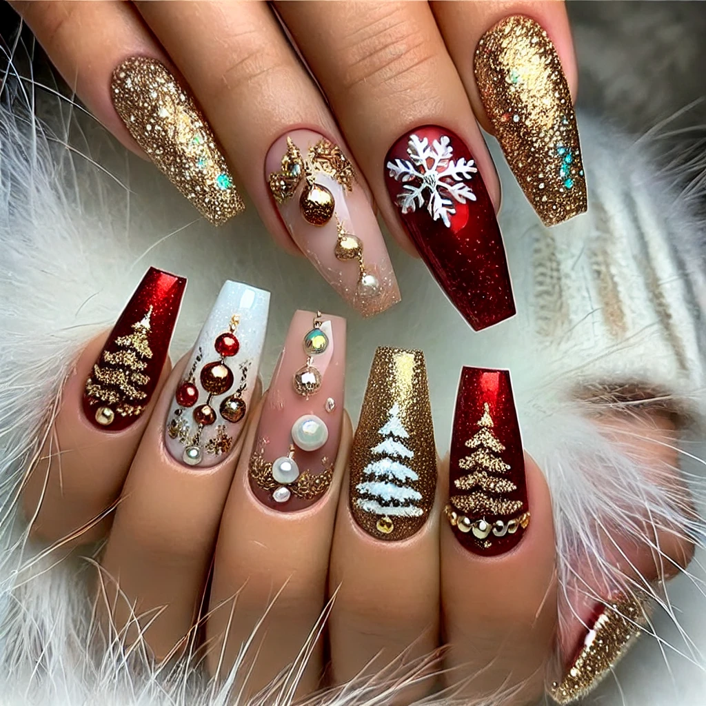 Christmas manicure Nail Design