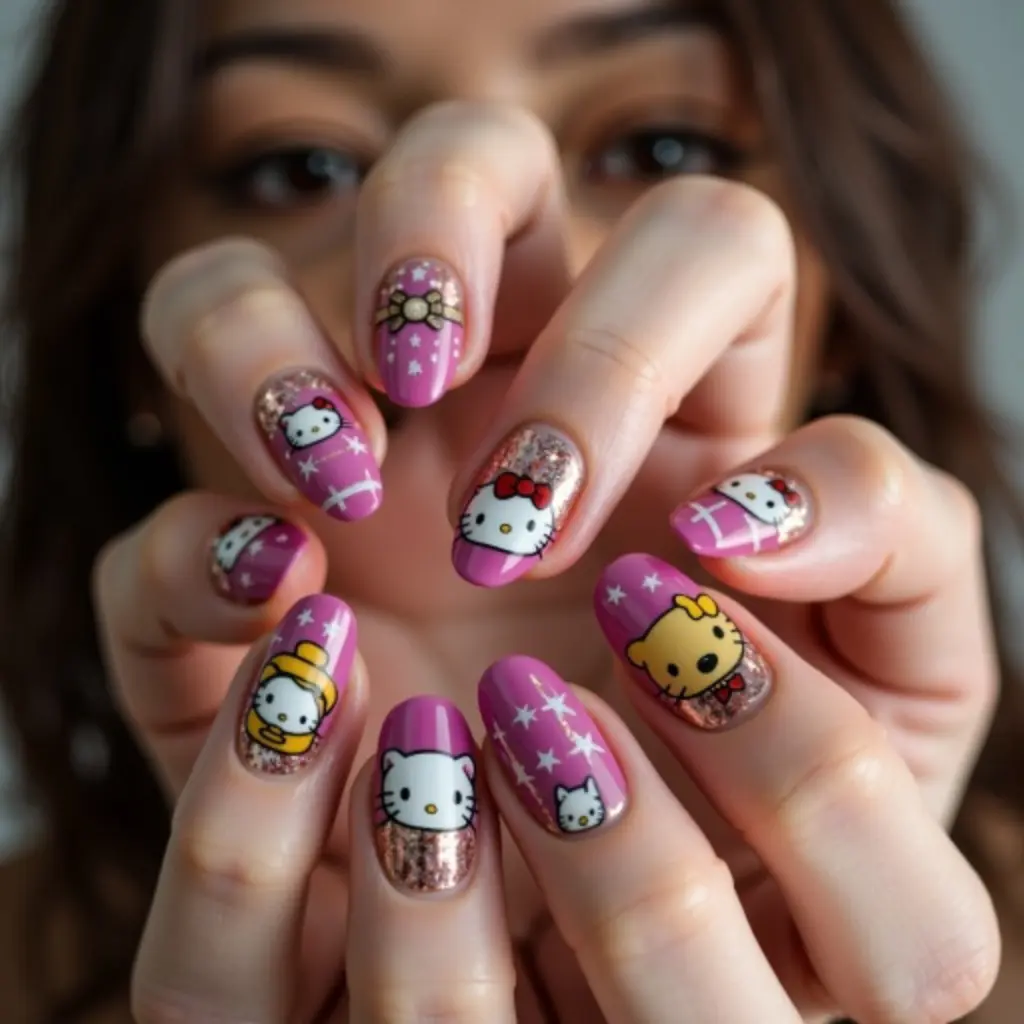 Hello Kitty Manicures 03