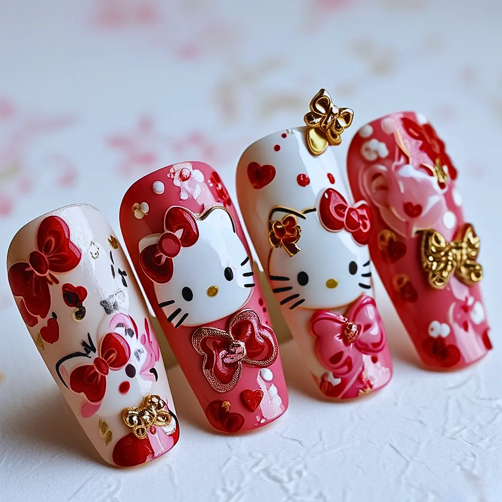 Celebrity Influence on Hello Kitty Manicures 03