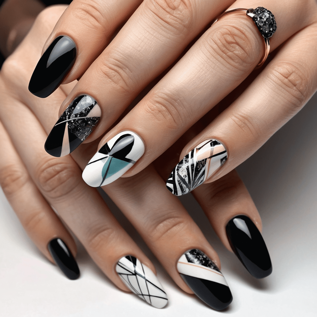 Abstract Nail Designs