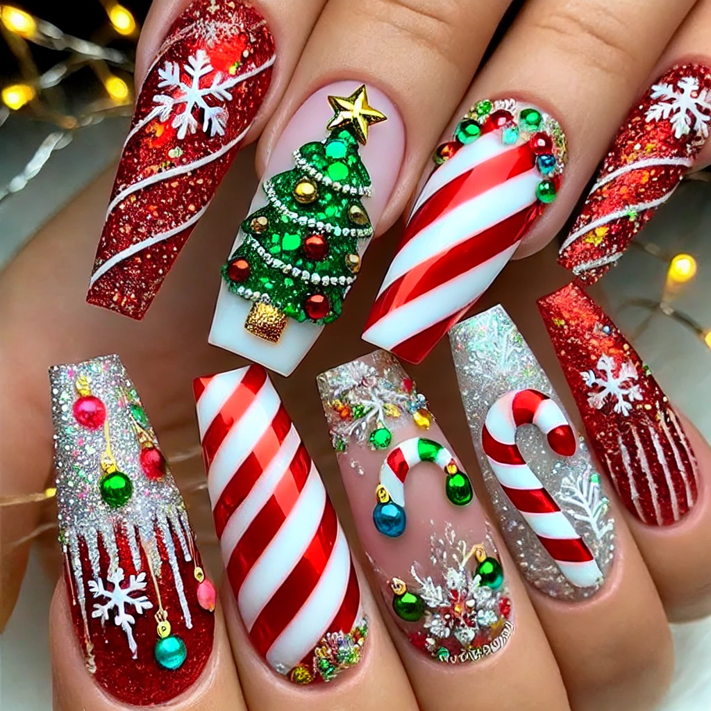 Christmas Nail Art Design