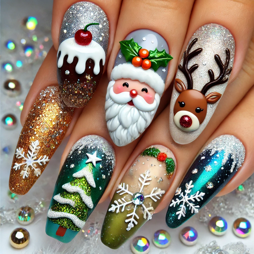 Festive Christmas Nail Polish 