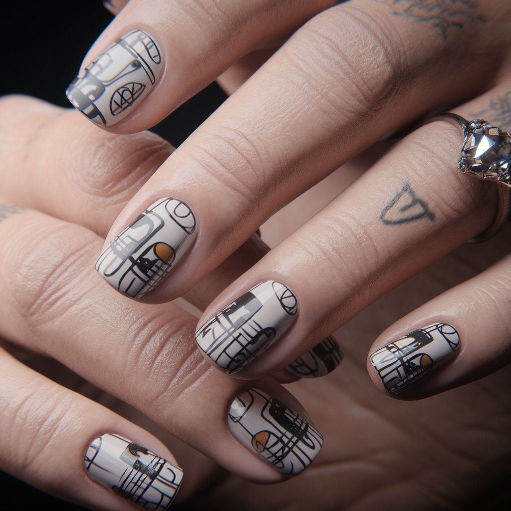 Abstract Nail Art Designs 