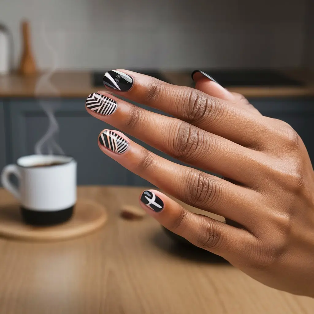 Abstract Nail Art for Beginners