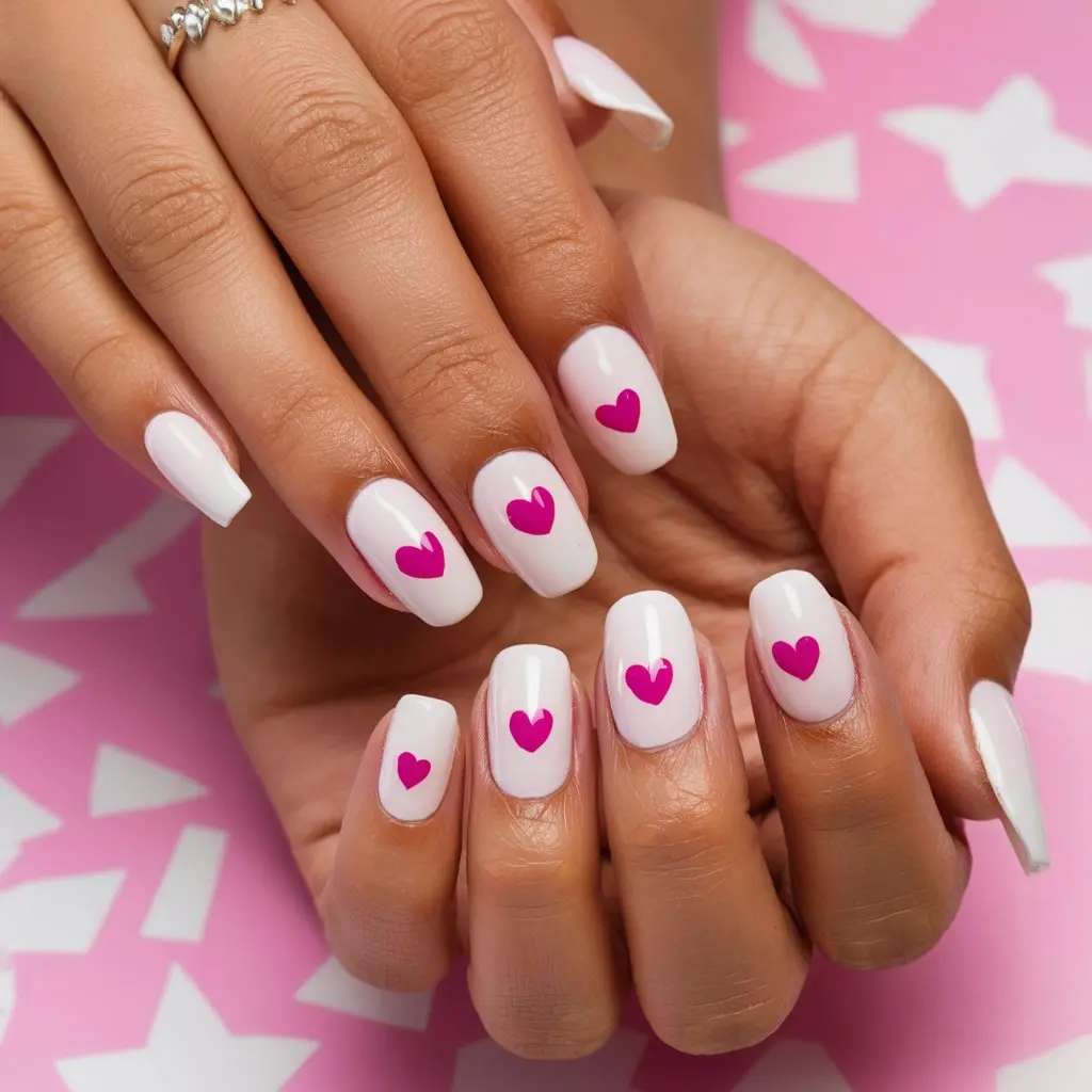 Heart Nail Art