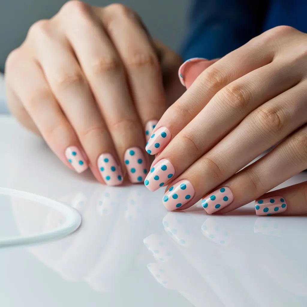 Simple Polka Dot Nails